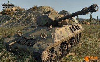 wot 黑科技 坦克世界：德国“末日黑科技”E-10坦克歼击车 WOT废案展示(2)