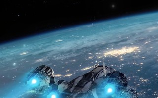 宇宙飞船科技壁纸 宇宙飞船壁纸手机超清全面屏