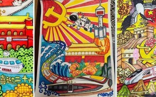 国家科技主题绘画 46张爱国，航天科技主题绘画大赛一二三等奖绘画素材，收藏！
